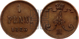 1 пенни 1883 года