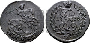 Полушка 1788 года КМ (КМ, Сузунский монетный двор)
