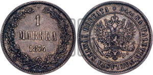 1 марка 1874 года S