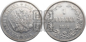 1 марка 1874 года S