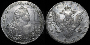 1 рубль 1737 года (портрет работы Гедлингера)
