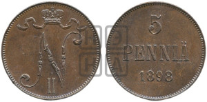 5 пенни 1898 года