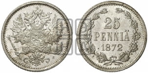 25 пенни 1872 года