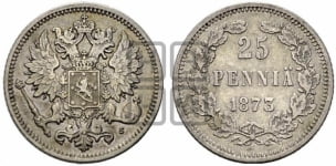 25 пенни 1873 года