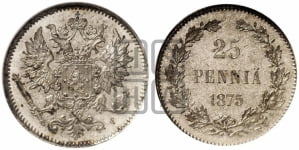 25 пенни 1875 года