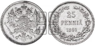 25 пенни 1889-1894 гг.