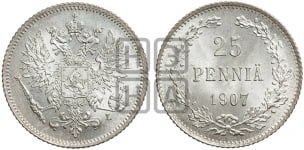 25 пенни 1907 года