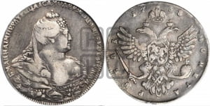 1 рубль 1738 года (московский тип)