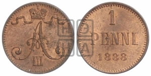 1 пенни 1888 года