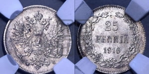 25 пенни 1916 года S
