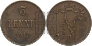 5 пенни 1910 года
