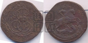2 копейки 1788 года ММ (ММ, Красный  монетный двор)