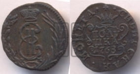 Полушка 1768 года КМ (для Сибири)