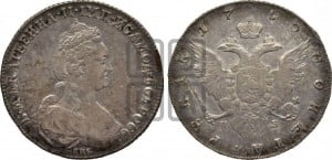 1 рубль 1780 года СПБ/ИЗ (новый тип)