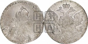 1 рубль 1767 года ММД/EI ( MMД, без шарфа на шее)