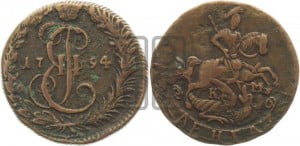 Денга 1794 года КМ (КМ, Сузунский монетный двор)