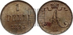 1 пенни 1893 года
