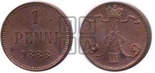 1 пенни 1888 года