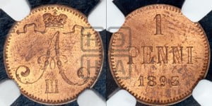 1 пенни 1893 года