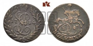 Полушка 1784 года КМ (КМ, Сузунский монетный двор)