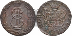Полушка 1768 года КМ (для Сибири)