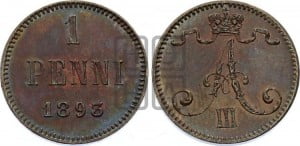 1 пенни 1893 года