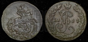 Денга 1787 года КМ (КМ, Сузунский монетный двор)