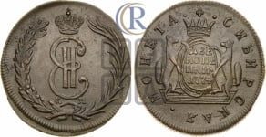 2 копейки 1774 года КМ (для Сибири)