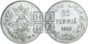 25 пенни 1916 года S