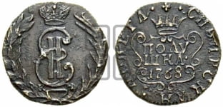 Полушка 1768 года КМ (для Сибири)