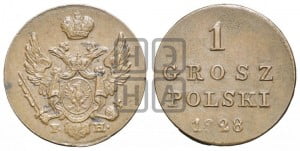 1 грош 1828 года FH