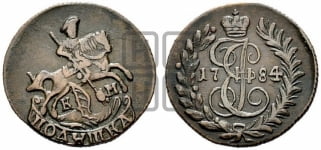 Полушка 1784 года КМ (КМ, Сузунский монетный двор)