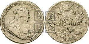 1 рубль 1740 года СПБ (петербургский тип)
