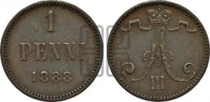 1 пенни 1888 года