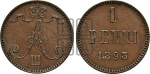 1 пенни 1893 года