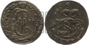 Денга 1794 года КМ (КМ, Сузунский монетный двор)