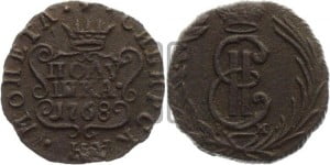 Полушка 1768 года КМ (для Сибири)