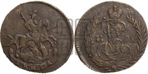 Денга 1791 года (без букв, Аннинский монетный двор)
