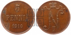 5 пенни 1910 года