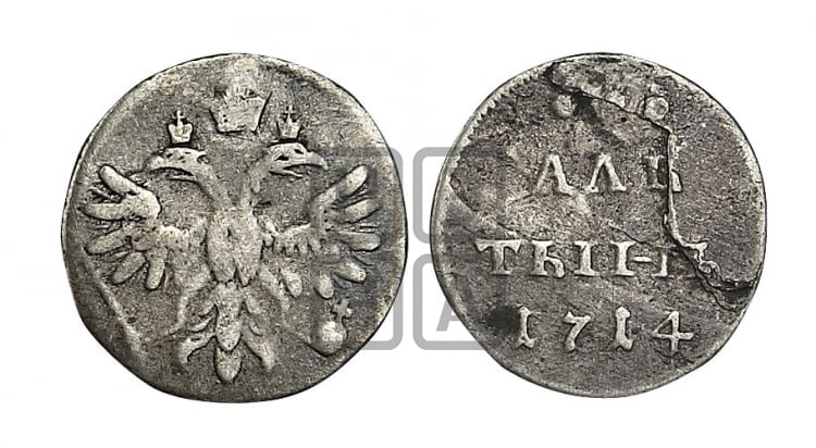 Алтын 1714 года