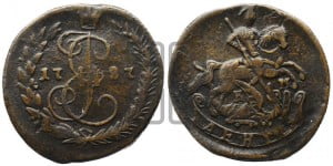 Денга 1787 года КМ (КМ, Сузунский монетный двор)