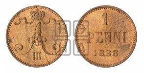 1 пенни 1888 года