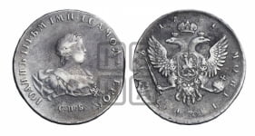 1 рубль 1741 года СПБ (СПБ под портретом)