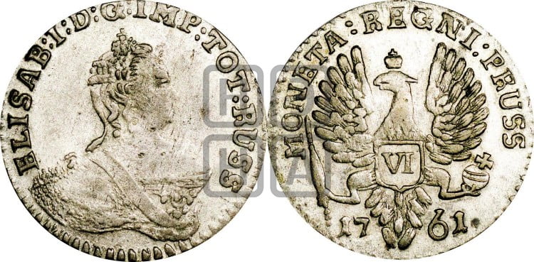 6 грошей 1761 года