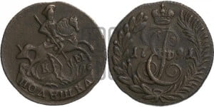 Полушка 1791 года КМ (КМ, Сузунский монетный двор)