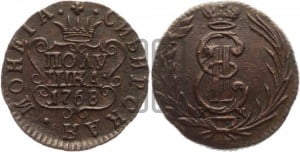 Полушка 1768 года КМ (для Сибири)