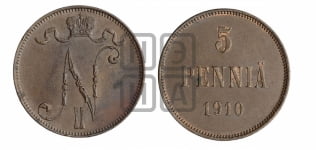 5 пенни 1910 года