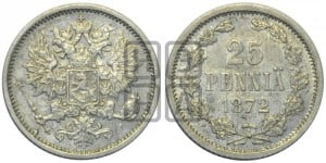 25 пенни 1872 года S