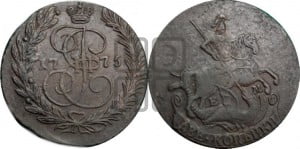 2 копейки 1775 года ЕМ (ЕМ, Екатеринбургский монетный двор)