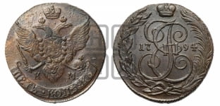 5 копеек 1794 года КМ (КМ, Сузунский монетный двор)